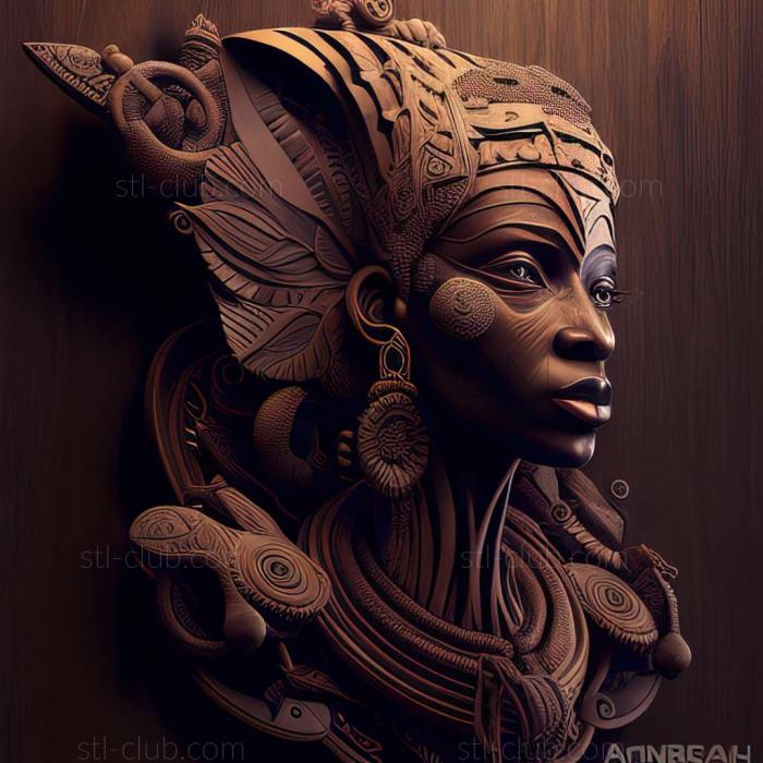 3D model Neoraja africana (STL)